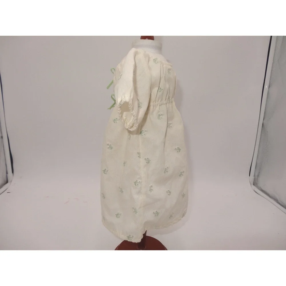 American Girl Marie Grace Nightgown White/Green Floral Dress & Shoes Outfit Set